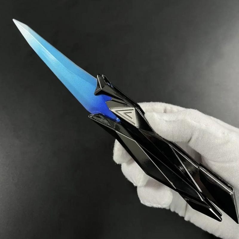 Tactical Shooter Foldable Butterfly Blade 3D Engraved Collectible Weapon Portable Melee Gear For Cosplay/Gaming Accesso