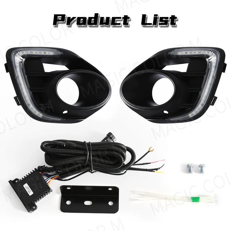 

DLAA для Mitsubishi Lancer 2015 2016 2017 Автомобильные противотуманные фары Дневные ходовые огни DRL Передний бампер Фары Дневные фары Крышки Провода