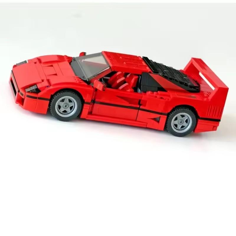Mașină Sport Classic Racing 10248 F40 Compatibil MOC-10567 1158PCS Asamblare prin Îmbinare Bloc de Construcție Jucărie Model DIY Cadou pentru Copii Cadou