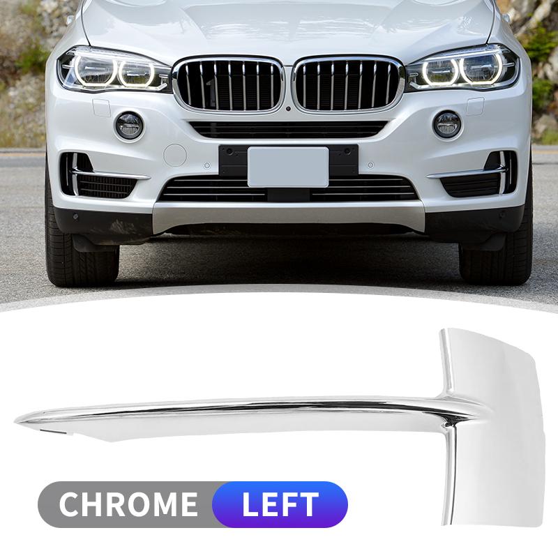 51117303113 51117303114 Front Bumper Grille Trim Molding ABS For BMW X5 F15 35i 35ix 35dx 40ex 2014 2015 2016 2017 Matte Silver