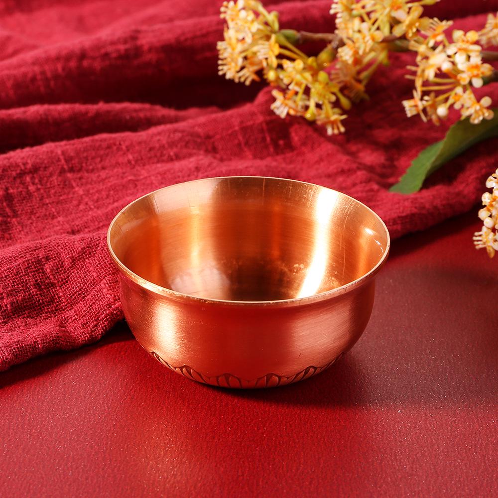 

Ретро китайский медный набор чашек для чая и вина: Чаша для чая «Кунг-фу» и маленькие винные чашки