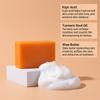 OCEAURA Turmeric Cleansing Bar Soap - Gentle Body Exfoliating Soap for Daily Cleanse, Refreshing Shower Soap, Deep Cleansing & Skin Care, 100g