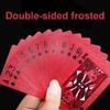 Red plastic playing cards PVC poker waterproof washable Parker rustic gold Year of the Dragon creative thickened card d