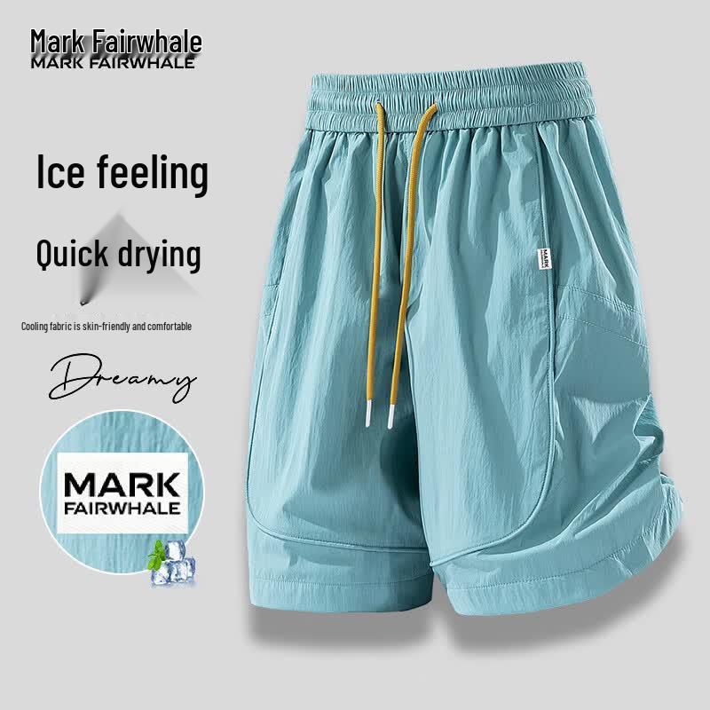 MARK FAIRWHALE Men s Ice Silk Quick-Dry Sports Shorts M
