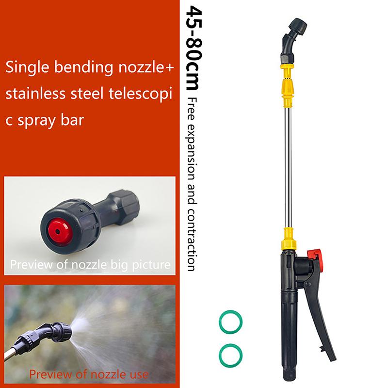 Einziehbare Edelstahl-Gießstab-Sprühverlängerungsstange für den Außenbereich, Gartenbewässerung, für elektrisches Handsprühgerät Zubehör