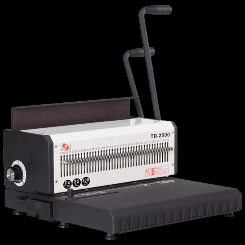 Leisheng TD-1500B34R 34-Hole Manual Wire Binding Machine CN plug (adapter included)