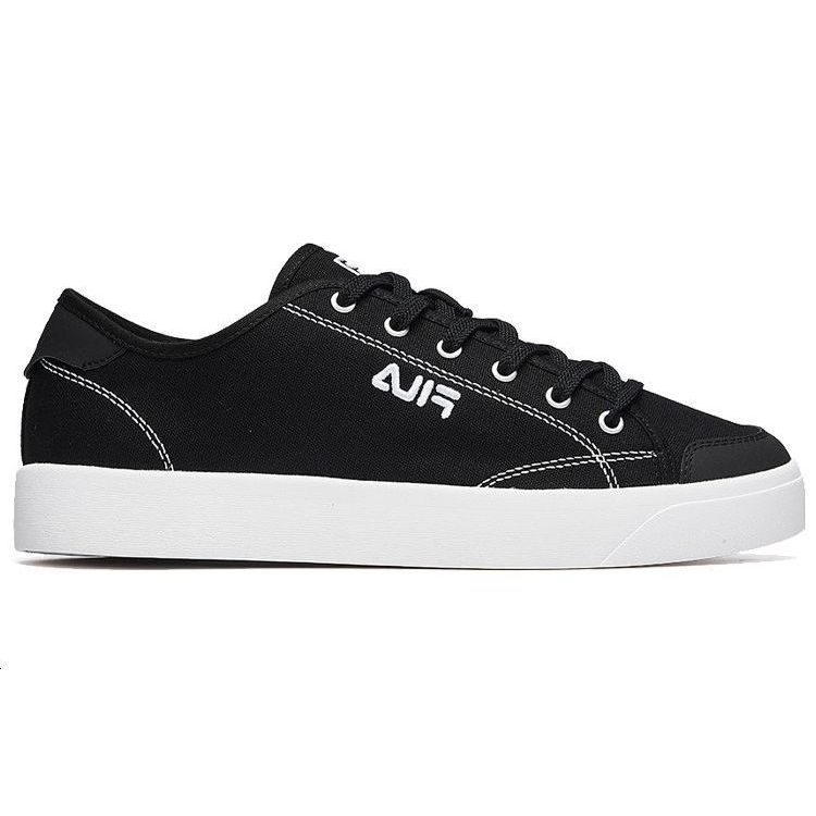 Fila Canvas Comfortable Lightweight Breathable Low-Top Skate Shoes Women Sneakers Black F12W024401FBK