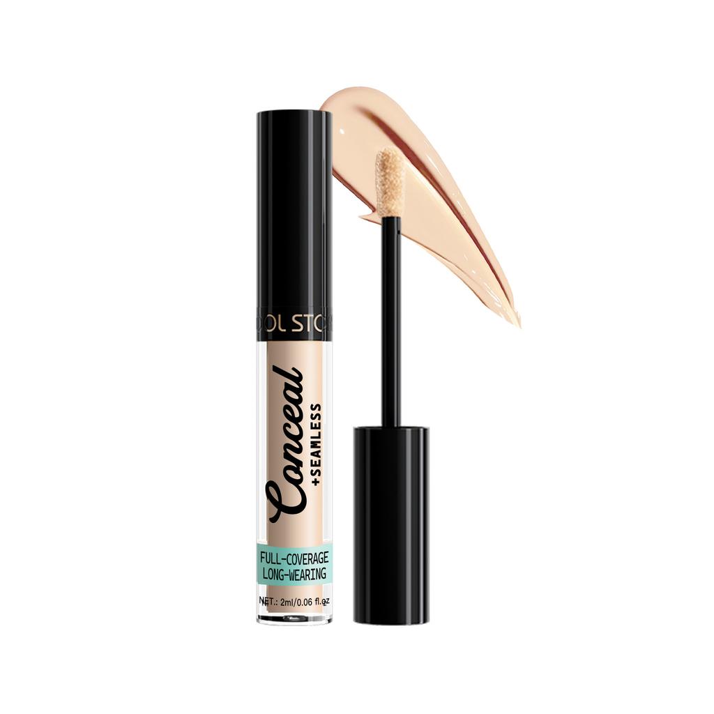 Concealer Covers Acne Marks, Dark Circles, Spots, Tattoos, Scars, Contouring Foundation, Long-lasting Waterproof and Quick-drying Liquid Concealer