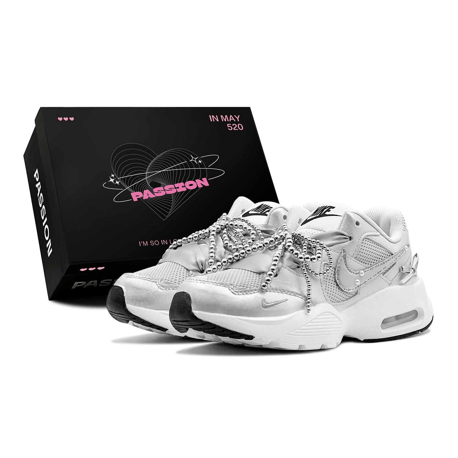 

Nike Air Max Fusion Breathable Low top Running Shoes Women s Silver CJ1671-100(TeamS2-S-BOX) 38.5