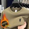 Herren Schwergewicht 520g Warmer Hoodie 2025 - Herbst/Winter Lässig Rundhals Plus Samt Basis Schicht Hoodie