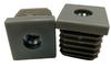 Insert plug with metal thread M8 25x25 20 PCS GRAY