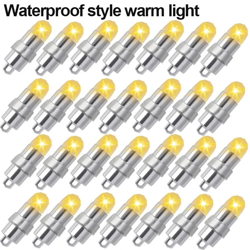 

Мини светодиодные лампы с крючками для подвешивания, водонепроницаемые, с управлением от батареи, теплые белые лампы для воздушных шаров, фонарей, внутреннего освещения, наружного освещения 60PCS