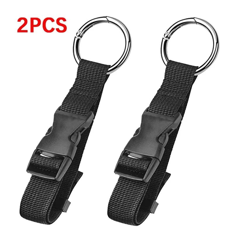 Portable nylon luggage strap, suitable for suitcases/backpacks/jackets, travel hanging storage strap, with zinc alloy buckle.