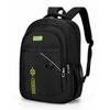 Oxford Backpack With Breathable Mesh And Letter Design For Office Outdoor And