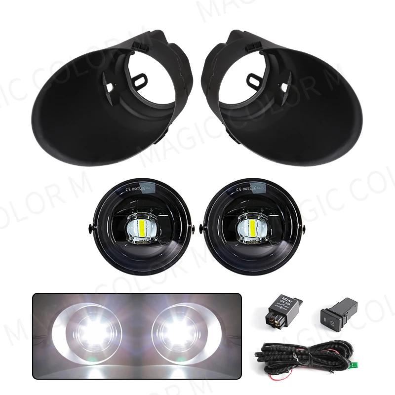 LED Fog Light For Toyota Tacoma Tundra Sequoia 2005 2006 2007 2008 2009 2010 2011 2012 2013 2014 2015 DRL Angel Eyes Headlight