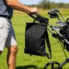 Large Capacity Golf Push Cart Storage Bag 3 Wheel Push Pull Cart Backside Extension Storage Bag with Zipper Closure
