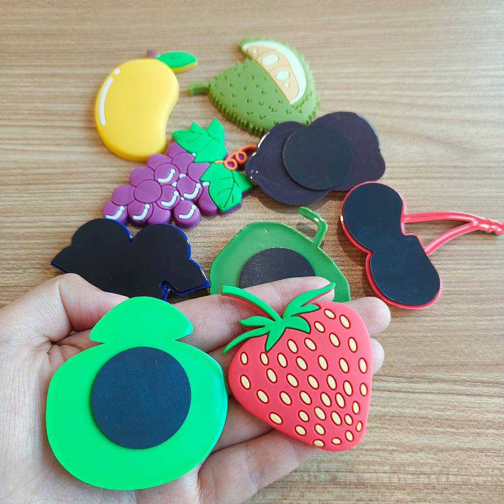 Soft Magnetic Fruit Cartoon Magnets for Kids - Educational Door & Fridge Decorations