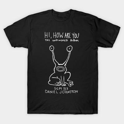 Asian Size Cotton Unisex Tshirt Print T-shirt Hi How Are You - Daniel Johnston T-shirt No-Cut Print Regular Fit