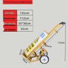Thickened Oxygen Acetylene Gas Cylinder Hand Truck with Protective Cover and Effort-Saving Design, 40L Capacity.