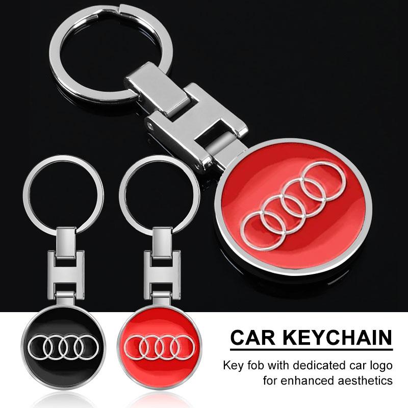 3D Metal Car Logo Key Chain Keyring Auto Interiors Accessories Audi A3 A4 A5 A6 A7 A8 Q3 Q5 Q7 Q8 R8 RS RS3 RS4 RS5 RS6 RS7 RS8 S3 S4 S5 S6 S7 S8 TT
