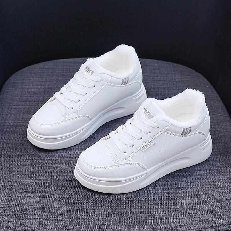 

Fashion Women s Lesther Casual Shoes Autumn Winter Warm Comfortable Cotton Shoes Trainers Fashion Ladies Small White Shoe Sneakers Mujer 39
