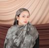 Fashion Watercolour Floral Printed Hijab Modal Breathable Soft Cotton Rayon Viscose Woven Modal Muslim Women Shawl Hijab Scarf