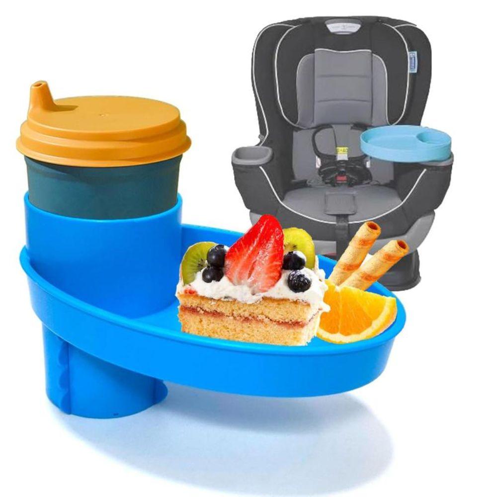 2 in 1 Travel Tray Stable Extend Cup Holder New Car Seat Snack Tray  Road Trip