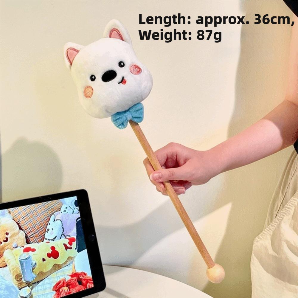 Akupressur-Massagehammer Plüschmaterial Handgehaltener Hammer Massagestab Nackenmassage