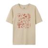 Women Retro Style Italian Seafood Print TShirt Vintage Aesthetic Oyster Lobster T Shirt Cute Foodie Shirt Loose Vacation Tops