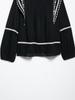 Spring 2025 European & American Women's Patchwork Embroidery Fashion Loose Top
