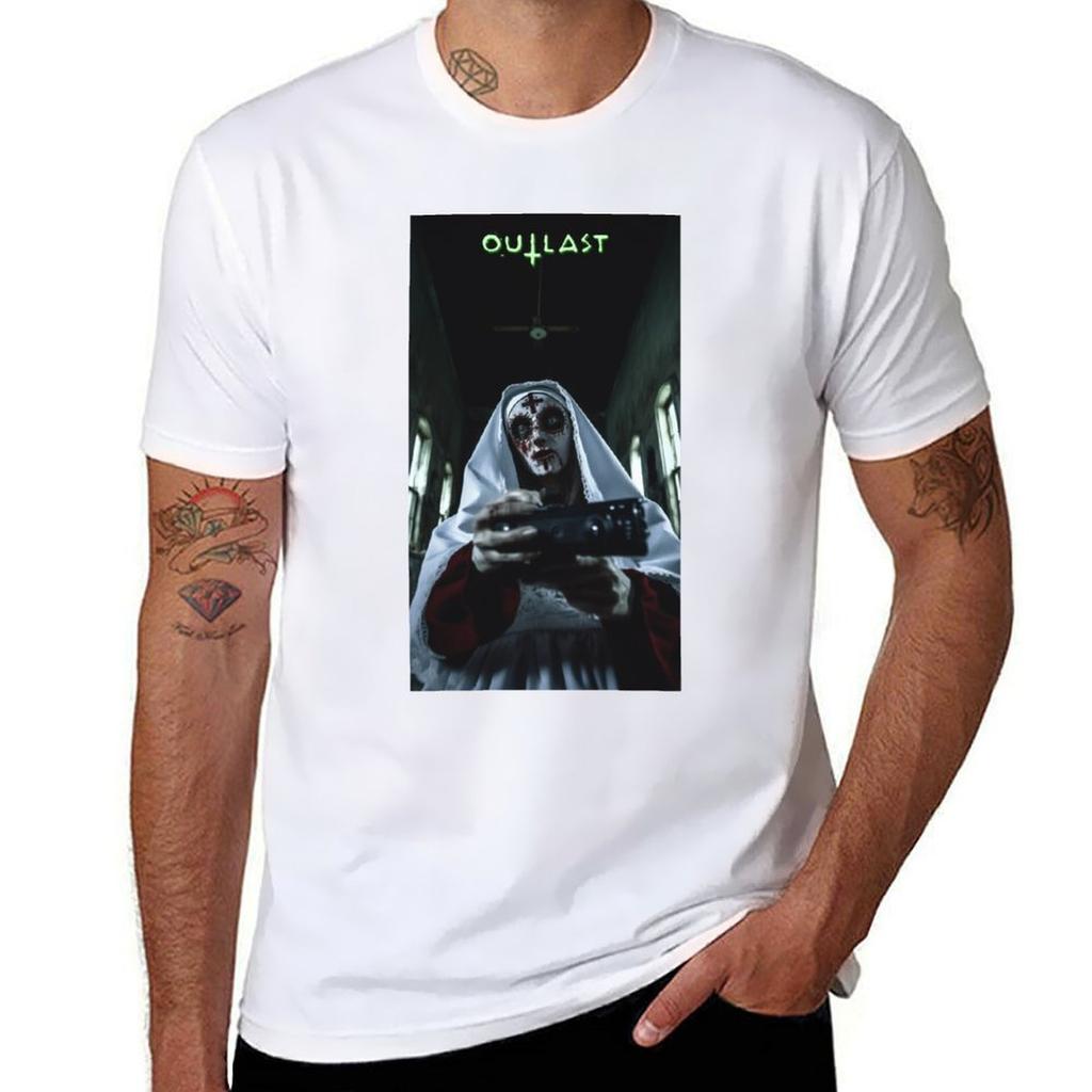 Outlast The Last Photo TShirt anime t shirts oversize TShirt
