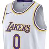 Nike NBA Tréninkové tílko Fanouškovská edice 20 - LA Lakers James Ne. 6 Pánské topy Bílé CW3595-103