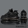 Teen Mecha Real Popcorn Rotating Button Sports Casual Shoes Men's Shoes Running Air Cushion Popcorn Daddy
