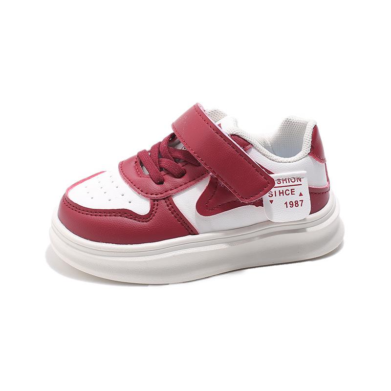 Kids' Sneakers 2025 Spring Waterproof Leather-top Running Shoes for Girls Boys' Non-slip Sneakers