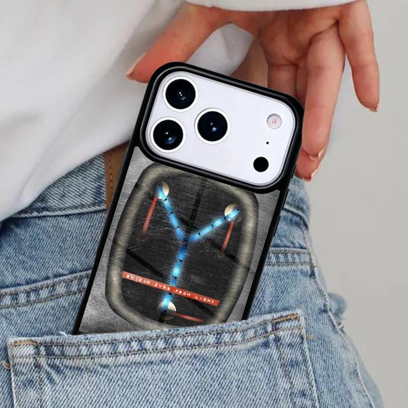 Flux-Capacitor Soft Phone Case for iPhone 16e 15 14 13 12 17 Pro Max Plus Air 17pro Cover Coque
