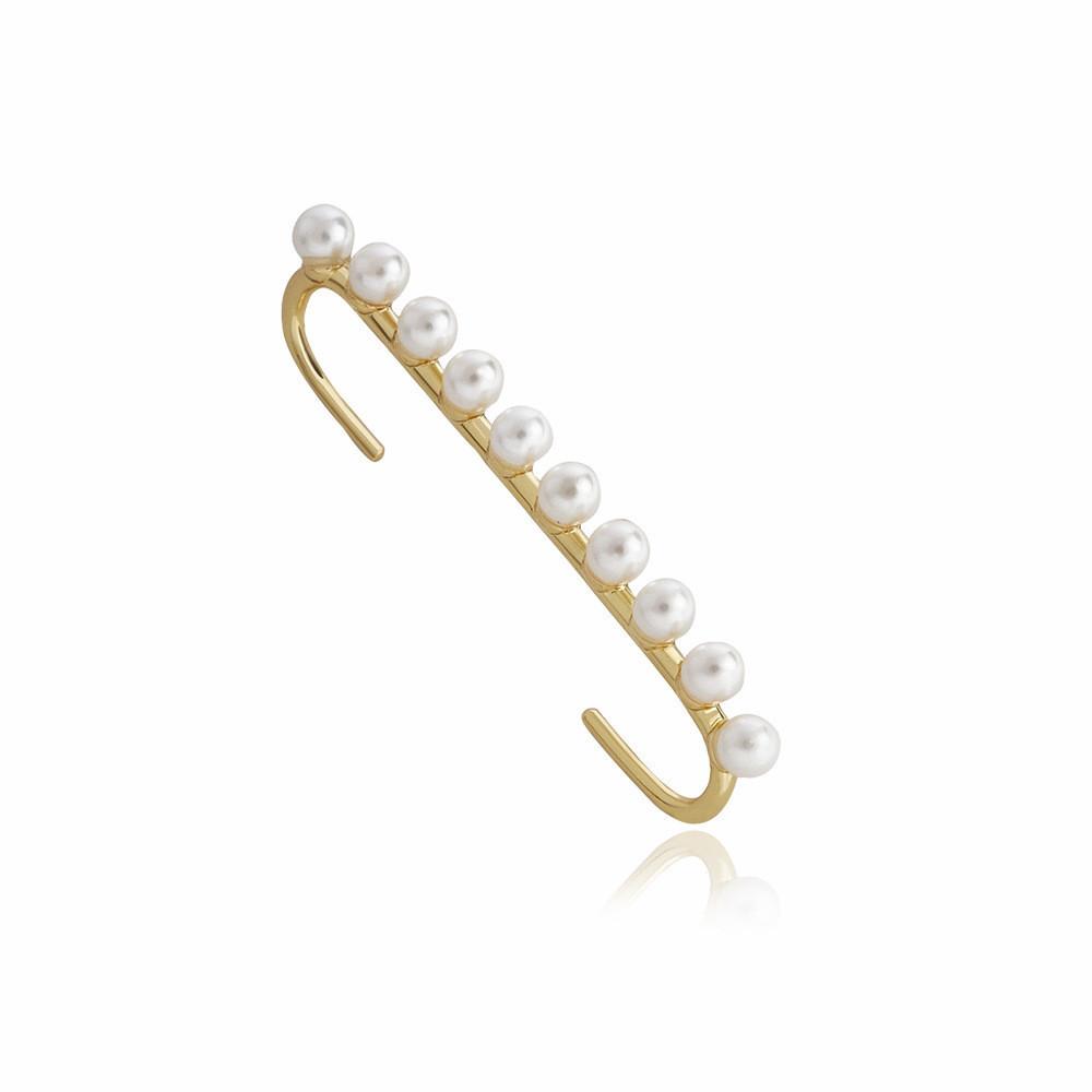 

Модные клипсы-серьги из сплава с жемчугом, современные и простые серьги для женщин