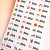 200Pcs Customize Name Stickers Waterproof Personalized Labels Children School Stationery Variety Patterns Animal Tags for Kids