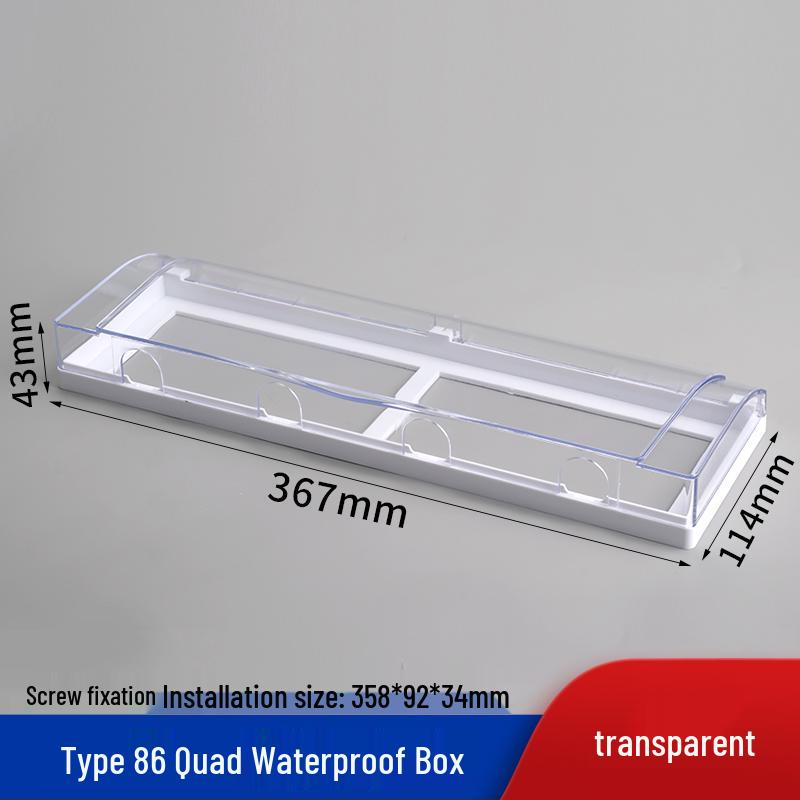 Outdoor Recessed Weatherproof Socket Cover with Screw Installation