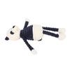 Dog Panda Plush Squeaky Toys Molar Teeth Cleaning Emotional Relief Pet Plush Chewing Toy for Small and Medium Dogs