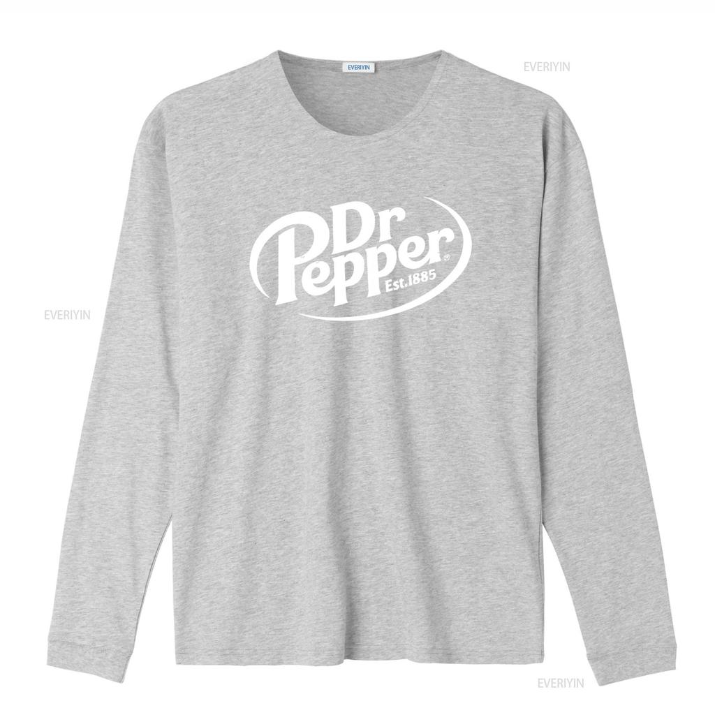 Dr Pepper Męska Koszulka z Klasycznym Logo Nowa L 2XL Założona 1885 Styl Vintage vintage Płukana Unisex Oddychająca streetwear homme