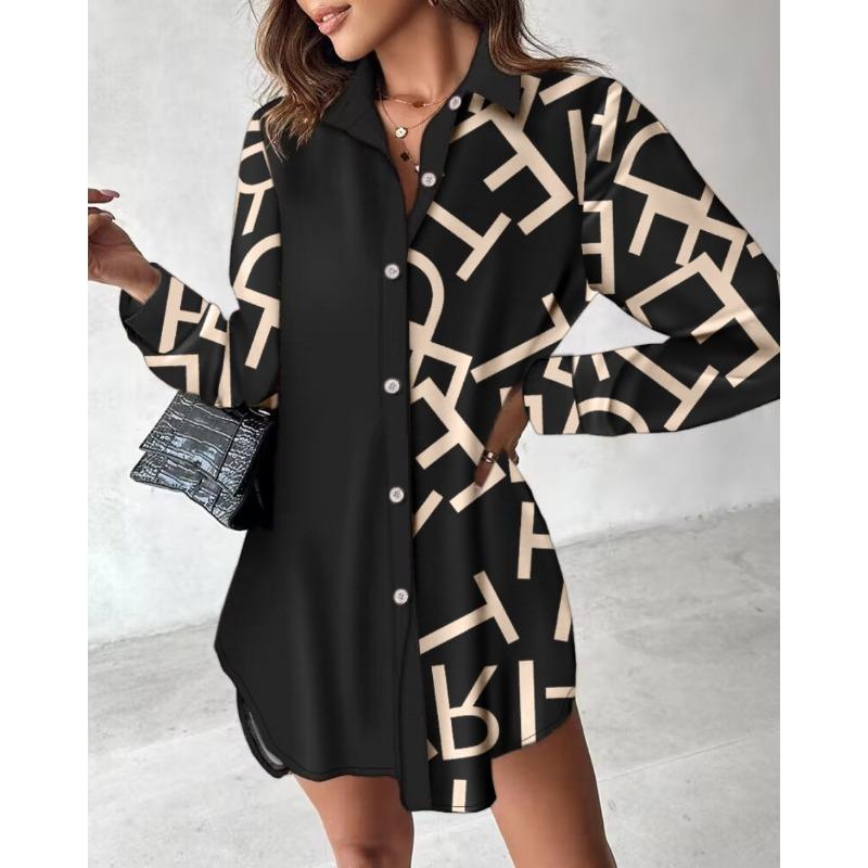 

YYFS женские модные повседневные осенне-зимние блузки и рубашки-поло с длинными рукавами и воротником-стойкой L