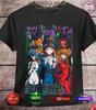 Rei Ayanami Asuka Langley Shinji T-Shirt Neon Genesis Evangelion Anime Tee Shirt
