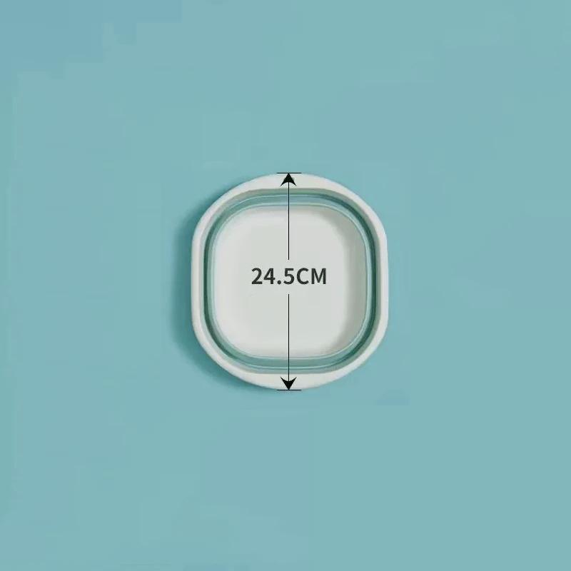 Folding Wash Basin Plastic Wash Basin Tub Lightweight Collapsible Basin Multi-purpose Washbasin for Bathroom Kitchen BXLP01