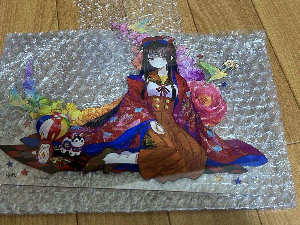 [USED] Fujichoco Illustration Acrylic Clock "Fujichoco Art Book Release Commemorative Exhibition: Saigenkyo