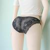 Sissy Pouch Panties Men Lingerie Low-Rise Transparent Briefs Hollow Waist Lace Underwear Gay Open Closed Penis Sheath Underpant