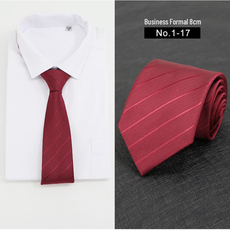 Men's Formal Business Casual Solid or Striped Tie