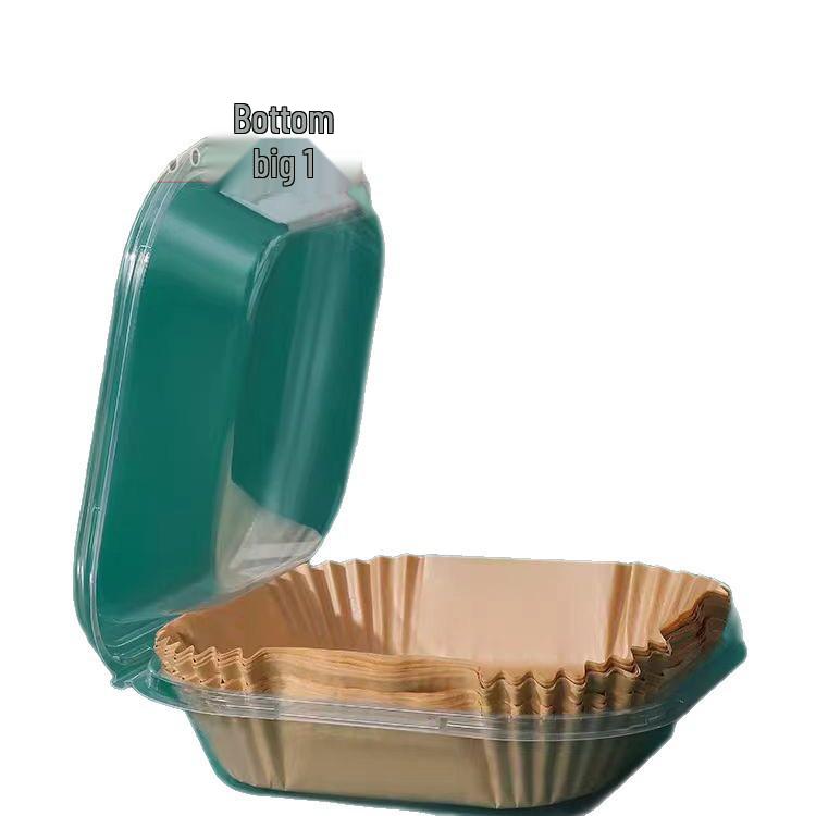 Extra Large Oil-Absorbing, High-Temp Resistant Air Fryer Paper Liners - Rectangular & Round