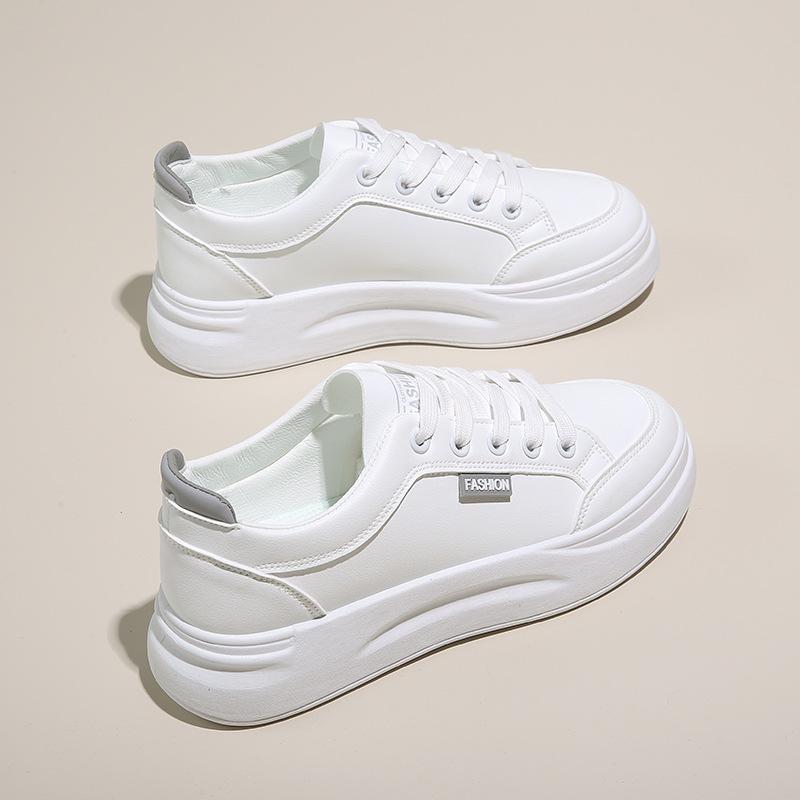 Little white shoes women's 2025 autumn new breathable shoes children's students Korean version versatile platform sports shoes casual board shoes