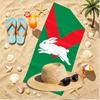 South Sydney Rabbitohs Print Beach Towel, Versatile Lightweight Absorbent Beach Towel for Pool Surf Yoga Bathroom, Perfect Birthday Holiday Gift