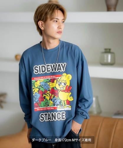 IMPROMES Casual SIDEWAYSTANCE Candy Package Long Sleeve T-Shirt, Men's, Oatmeal